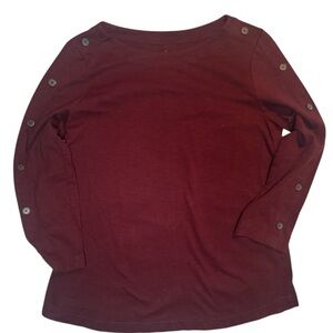 Croft & Barrow Burgundy Pullover